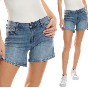 Joe’s Jeans Denim Mildly Distressed Shorts Zip Fly in Size 29 Medium Wash